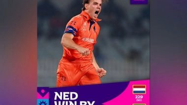 Sports News | Netherlands Stun Bangladesh by 87 Runs, Knock Asian Side out of CWC