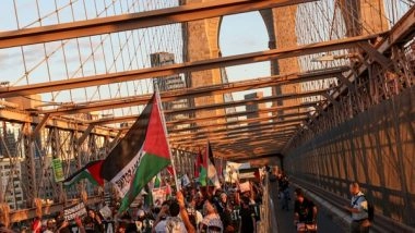 World News | Pro-Palestinian Protesters Hold March Across World, Calling for Ceasefire