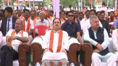 India News | BJP Chief JP Nadda Listens to 106th Edition of PM Modi's Mann Ki Baat Programme