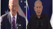 World News | US President Biden, Israeli PM Netanyahu Discuss Developments in Gaza