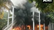 India News | Maharashtra: NCP MLA Prakash Solanke's Residence Set on Fire by Pro-Maratha Reservation Protestors