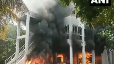 India News | Maharashtra: NCP MLA Prakash Solanke's Residence Set on Fire by Pro-Maratha Reservation Protestors
