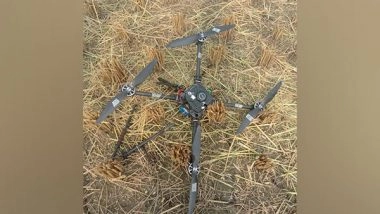 India News | Punjab Police, BSF Recover Quadcopter Drone in Amritsar