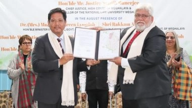 India News | Meghalaya Govt Hands over Land for National Law University