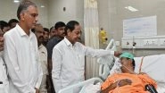 India News | K Chandrashekar Rao Visits Secunderabad's Yashoda Hospital to See BRS MP Kotha Prabhakar Reddy