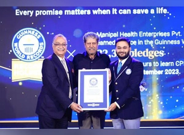 Business News | Manipal Hospitals Receives Prestigious GUINNESS WORLD RECORDS Certificate