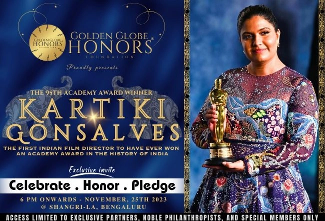 Business News | Oscar Brilliance Meets Golden Excellence, Kartiki Gonsalves to Grace GOLDEN GLOBE HONORS 2023
