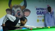 Sports News | National Games: 52-year-old Bhaskar Credits Rigorous Fitness Regime for Longevity, Gold Medals in Billiards