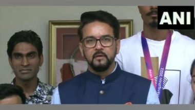 Sports News | Anurag Thakur with India's History-making Para Asian Games Contingent