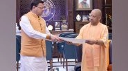 Uttarakhand CM Pushkar Singh Dhami Meets UP Counterpart Yogi Adityanath In Lucknow (See Pics)