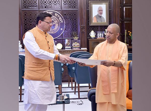 Uttarakhand CM Pushkar Singh Dhami Meets UP Counterpart Yogi Adityanath In Lucknow (See Pics)
