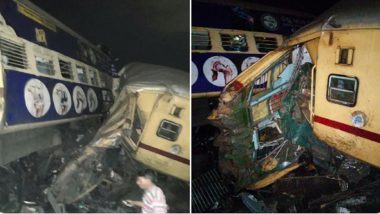 Andhra Pradesh Train Accident Update: Death Toll Rises to 14, Over 50 Passengers Injured in Collision Between Two Trains on Howrah-Chennai Line in Vizianagaram