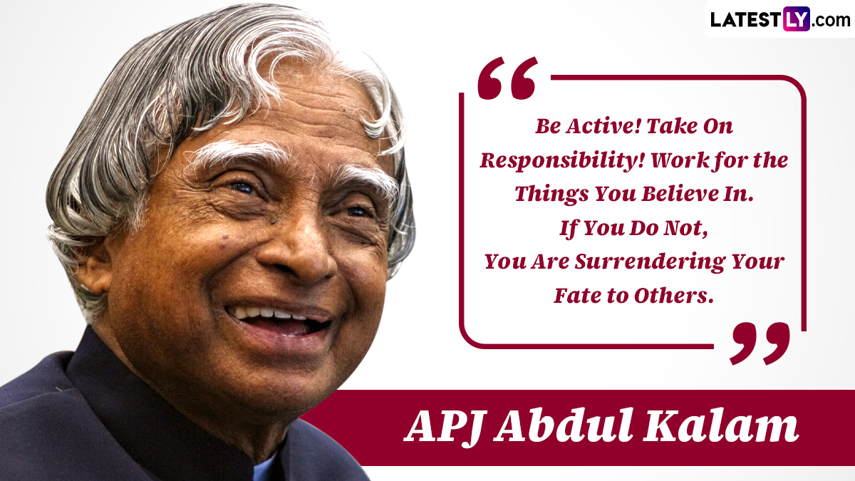 Dr APJ Abdul Kalam Quotes for World Students' Day 2023: Remembering the ...