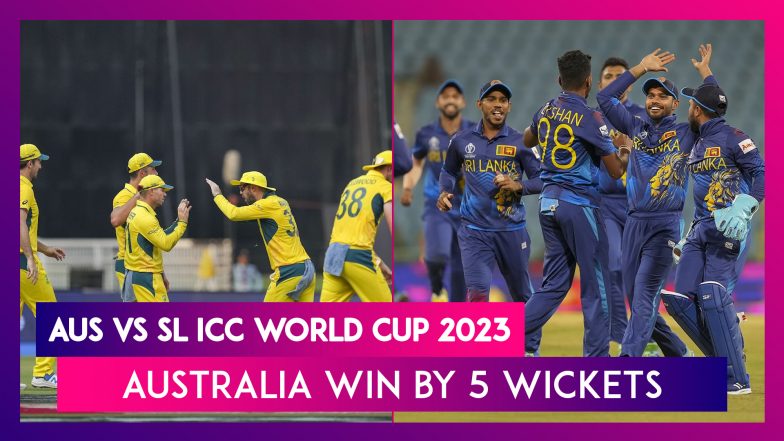 AUS vs SL ICC World Cup 2023 Stat Highlights: Adam Zampa Helps ...