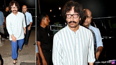 Aamir Khan Sports Handlebar Moustache and New Hairdo! Actor’s Cool Look From Dinner Outing Is Unmissable (View Pics & Watch Video)