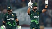 PAK vs AFG Dream11 Team Prediction, ICC World Cup 2023 Match 22: Tips and Suggestions To Pick Best Winning Fantasy Playing XI for Pakistan vs Afghanistan Cricket Match in Chennai