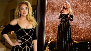 Adele Puts a Glamorous Golden Twist on Classic Black Dress, Check Out Latest Pictures of the ‘Hello’ Singer!