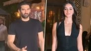 Rumoured Love-Birds Aditya Roy Kapur, Ananya Panday Twin in Black as They Step Out for Romantic Date (Watch Video)