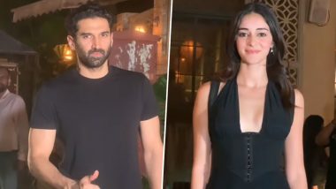 Rumoured Lovebirds Aditya Roy Kapur and Ananya Panday Spotted Holding Hands During Dinner Date (Watch Video)