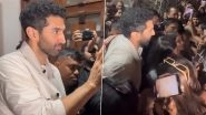 Video of Aditya Roy Kapur Getting Mobbed by Fans for Selfies Goes Viral &ndash; WATCH
