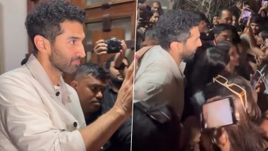 Video of Aditya Roy Kapur Getting Mobbed by Fans for Selfies Goes Viral – WATCH