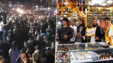 Celebrations Erupt in Kabul and Other Places As Afghanistan Beat Pakistan in ICC Cricket World Cup 2023 Clash (Watch Videos)