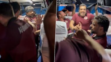 Afghanistan Players Dance To Shah Rukh Khan's 'Lungi Dance' Song in Team Bus After Beating Pakistan in ICC Cricket World Cup 2023, Video Goes Viral!