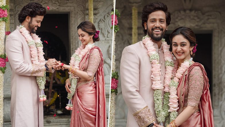 Aishwarya Arjun and Umapathy Ramaiah Share Pics From Their Dreamy Engagement Ceremony!