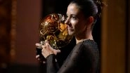 Aitana Bonmati Wins Women&rsquo;s Ballon d&rsquo;Or 2023 Award After Starring in Spain&rsquo;s First World Cup-Winning Campaign