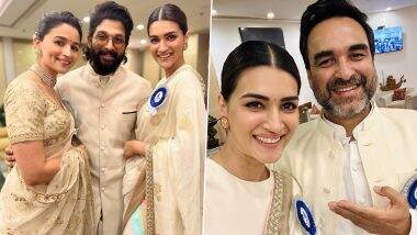 69th National Film Awards: Kriti Sanon Shares Adorable Pictures With Alia Bhatt, Allu Arjun, Shreya Ghosal, and Pankaj Tripathi From the Prestigious Ceremony (View Pics)