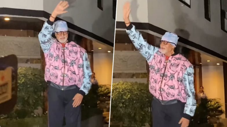 Amitabh Bachchan Surprises Fans with Heartwarming Midnight Meet and Greet Outside Jalsa on His Birthday (Watch Video)