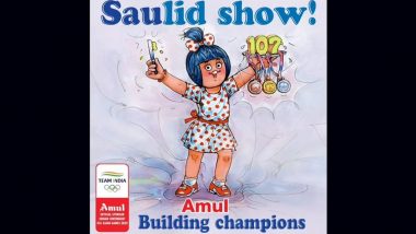 Amul Topical's Latest Illustration Honours Indian Athletes Winning 107 Medals at Asian Games 2023 (See Pic)