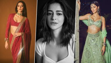Ananya Panday Birthday Special: From Sarees to Lehengas, 5 Times the Actress Showed How To Nail Ethnic Wear (View Pics)