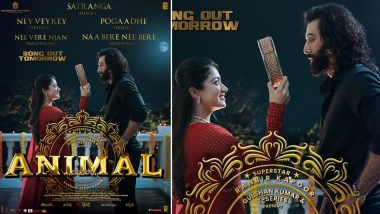 Animal 'Satranga' Song: Ranbir Kapoor and Rashmika Mandanna Look Smitten As They Celebrate Karwa Chauth in New Still, Romantic Track To Drop On This Date!