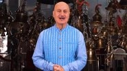 21 Hanuman Temples: Anupam Kher Visits Kanpur&rsquo;s Panki Mandir for His Upcoming Mythological Series (Watch Video)