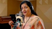 Ram Mandir Consecration: Anuradha Paudwal Turns Emotional After Performing Ram Bhajan at Ayodhya Ram Mandir, Says &lsquo;When God Decides, Nobody Can Stop Him From Coming&rsquo; (Watch Video)
