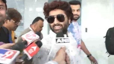 ICC World Cup 2023: Arijit Singh Arrives in Ahmedabad for Opening Ceremony Performance for India vs Pakistan Match (Watch Video)