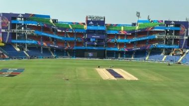 India vs Afghanistan ICC Cricket World Cup 2023, Delhi Weather Report: Check Out Rain Forecast and Pitch Report at Arun Jaitley Stadium