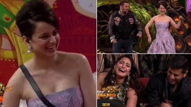 Bigg Boss 17 Promo: Kangana Ranaut Dances With Mannara Chopra; Aishwarya Sharma Enacts the Queen Actress' Popular Dialogue on Weekend Ka Vaar (Watch Video)