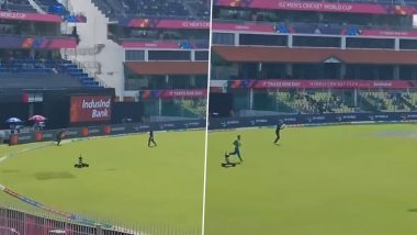 Fans Chant 'Babar, Babar' As Pakistan Captain Comes Out to Bat at MA Chidambaram Stadium in Chennai During PAK vs AFG CWC 2023 Match (Watch Video)