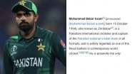 Babar Azam&rsquo;s Wikipedia Page Edited! Netizens Spot &lsquo;Zimbabar&rsquo; As Pakistan Captain&rsquo;s Nickname Amidst Criticism Over His Poor Show at ICC Cricket World Cup 2023