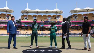 PAK vs SA ICC Cricket World Cup 2023 Toss Report and Playing XI: Babar Azam Opts to Bat First, Pakistan Include Mohammad Wasim Jr in Place of Hasan Ali; Temba Bavuma Returns for South Africa