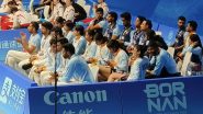 VVS Laxman, Washington Sundar, Rohan Bopanna Among Others Spotted Cheering for Indian Men's Badminton Team During Final Against China in Asian Games 2023 (Watch Video)