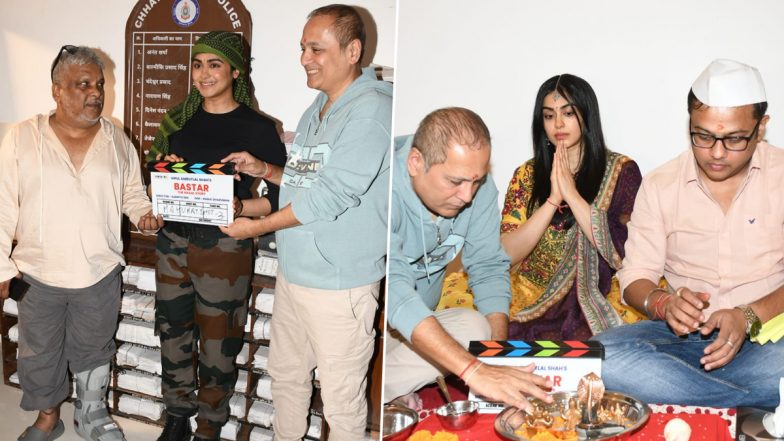 Bastar – The Naxal Story: Adah Sharma Reunites With The Kerala Story Duo Vipul Amrutlal Shah and Sudipto Sen, Commences Shoot (View Pics)