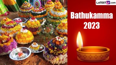 Bathukamma 2023 Start Date: Know Bathukamma 9 Days Names, Time, Puja Rituals and Significance of the Flower Festival of Telangana and Andhra Pradesh