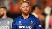 ENG vs SA ICC Cricket World Cup 2023: Ben Stokes Confirms His Availability for Crucial World Cup Match Against South Africa