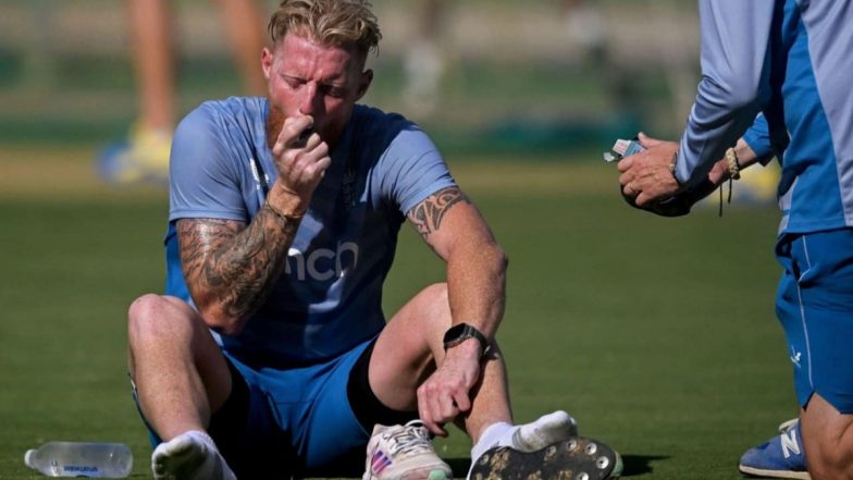 Ben Stokes Spotted Using Inhaler During Training Ahead of England vs Sri Lanka ICC Cricket World Cup 2023 Match at Bengaluru’s Chinnaswamy Stadium