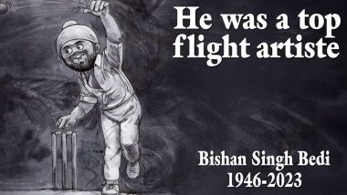 Amul's Latest Topical Illustration Pays Tribute to Legendary Cricketer Bishan Singh Bedi On His Demise (See Pic)