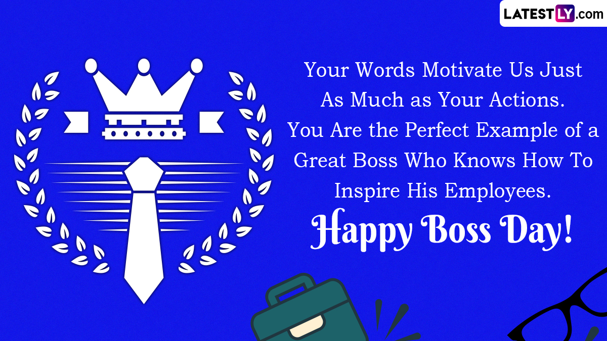 Happy Boss's Day 2023 Greetings Quotes, WhatsApp Messages, HD Images