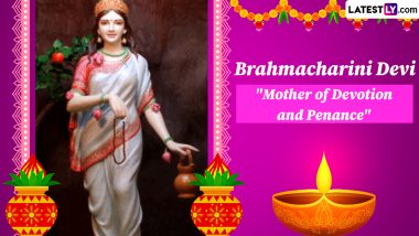 Navratri 2023 Day 2 – Maa Brahmacharini Puja: Know All About Devi Brahmacharini, the Second Form of Maa Durga Worshipped on the Second Day of Navratri Festival